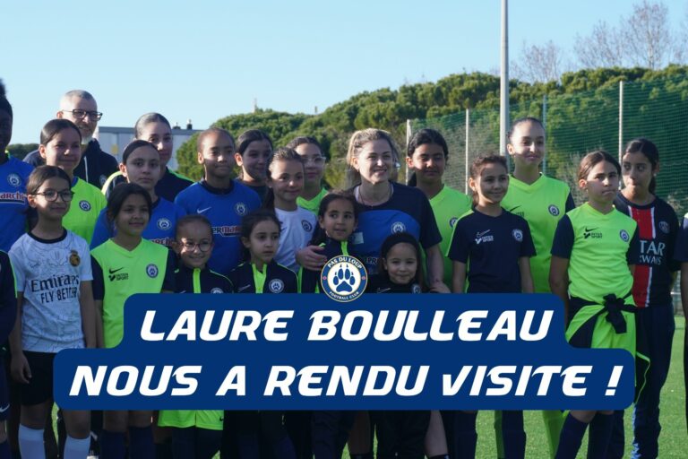 Laure Boulleau nous a rendu visite : un moment fort pour le FC Pas du Loup Montpellier