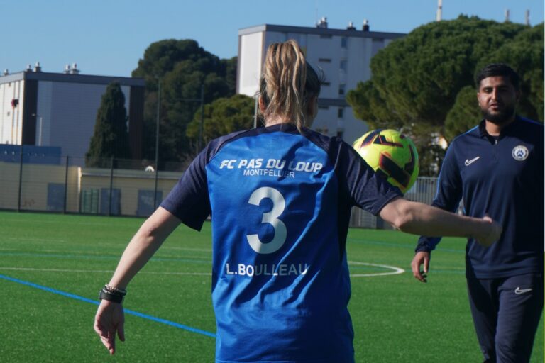 Laure Boulleau nous a rendu visite : un moment fort pour le FC Pas du Loup Montpellier