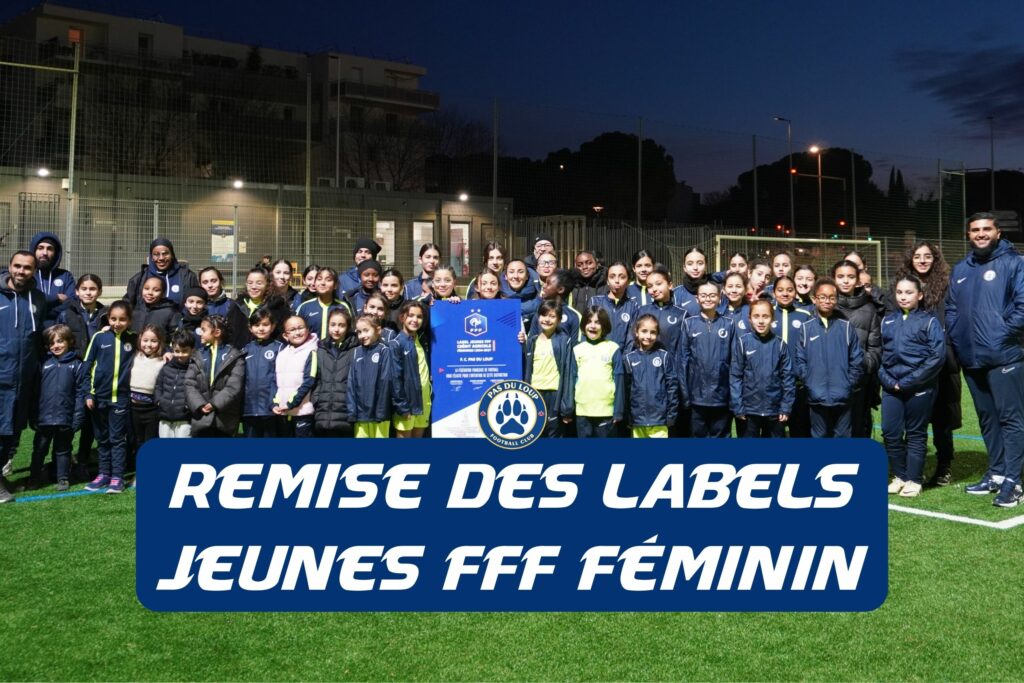 Remise des labels Jeunes FFF Féminin : une reconnaissance pour nos jeunes louves Montpellier